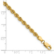 14k 3.8mm Regular Rope Chain
