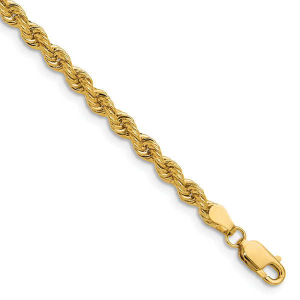 14k 3.8mm Regular Rope Chain