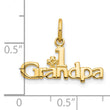 10K #1 GRANDPA Charm