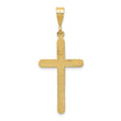 10k Cross Pendant