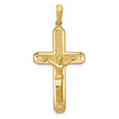 10k Polished Crucifix Pendant
