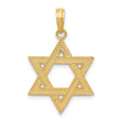 10K Star of David Pendant