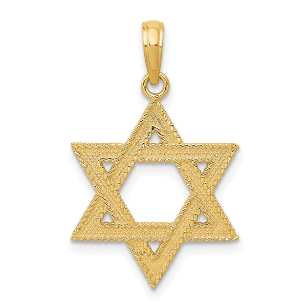 10K Star of David Pendant