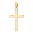 10k Polished Cross Pendant