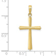 10k Cross Pendant