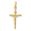 10K Stick Style Crucifix Pendant