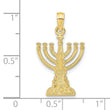 10K Menorah Pendant