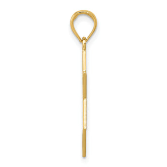 10K Star of David w/Menorah Pendant