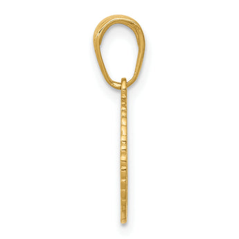 10K Star Of David And Chai In Circle Pendant