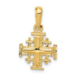 10k Jerusalem Cross Charm
