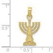 10K Menorah Pendant