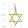 10K Star of David Pendant