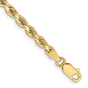 10k 3.75mm Diamond-cut Rope Chain