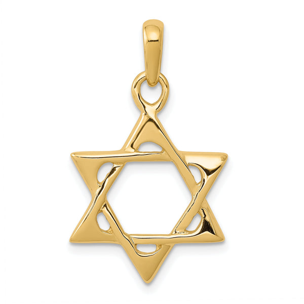 10k Star of David Pendant