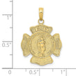 10k St. Florian Protect Us/Fire Dept. Pendant