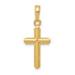 10k Cross Pendant