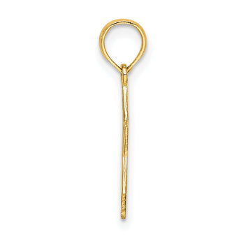 10K Polished Star Of David Charm