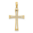 10K Polished and Cut-Out Cross