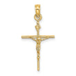 10K INRI Crucifix Charm