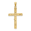 10K Crucifix Charm