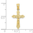 10K W/ Arrow Pointed Ends Crucifix Charm