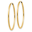 10k 1.5mm Polished Round Endless Hoop Earrings
