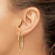 10k 1.5mm Polished Round Endless Hoop Earrings
