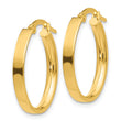 10k Oval Hoop Earrings