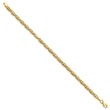 10K Gold Polished Fancy Byzantine Bracelet
