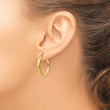 10k Polished Hoop Earring
