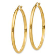 10k Polished Hoop Earring