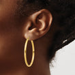 10k Polished Hoop Earring
