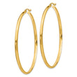 10k Polished Hoop Earring