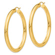 10k Polished 5mm Lightweight Hoop Earrings