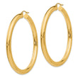 10k Polished 5mm Lightweight Hoop Earrings