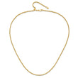 14K Adjustable 2mm D/C Rope Chain