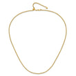 14K Adjustable 2.5mm Semi-Solid D/C Cable Chain