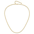 14K Adjustable 1.6mm Semi-solid Spiga Chain