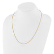 14K Adjustable 1.5mm Wheat Chain