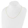 14K Adjustable 1.1mm Round Cable Chain