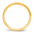 10k Yellow Gold 2.5mm Standard Weight Flat Comfort Fit Wedding Band Size 4
