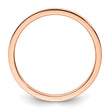 10K Rose Gold 1.2mm Flat Polished Stackable Band Size 4.5