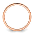 10K Rose Gold 1.2mm Milgrain Stackable Band Size 4.5