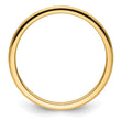 10K Yellow Gold 1.2mm Half Round Satin Stackable Band Size 4.5