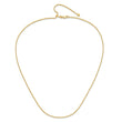 14K Adjustable 1.4mm Wheat Chain