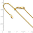 14K Adjustable 1.4mm Wheat Chain