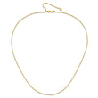 14K Adjustable 1.2mm D/C Rope Chain