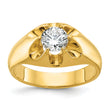 14k Men's Complete Lab Grown VS/SI FGH Dia Ring - Sophia Jewelers
