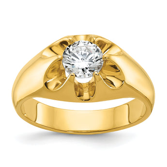 14k Men's Complete Lab Grown VS/SI FGH Dia Ring - Sophia Jewelers