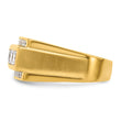 14k Men's Polished and Satin Complete Lab Grown VS/SI FGH Dia Rin - Sophia Jewelers